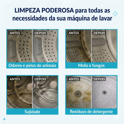 Limpador profissional para máquina de lavar – enzimas ativas